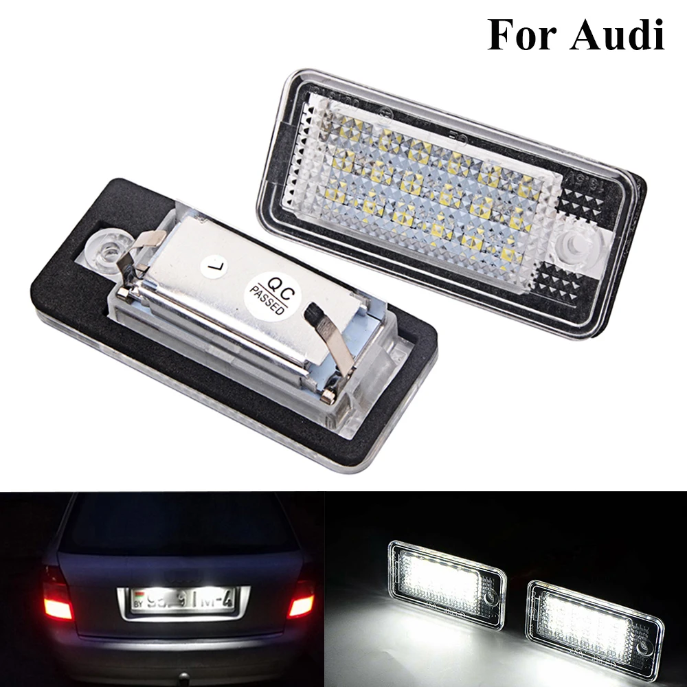 2 шт. автомобильный Стайлинг 12 В Освещение номерного знака светодиодная лампа