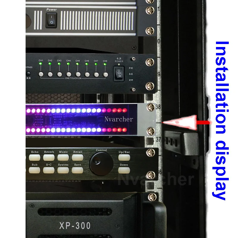 Светодиодный индикатор уровня Nvarcher 120 стереозвуковое управление аудио USB