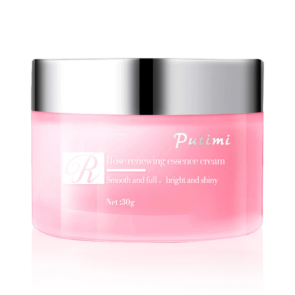 

PUTIMI Rose Face Cream Anti Aging Dark Spots Freckles Remove Smooth Whitening Brightening Face Cream Moisturizing Nourish Cream