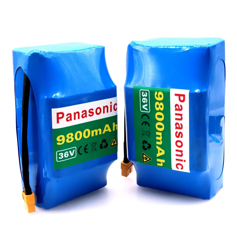 Panasonic 10S2P 36V литий-ионная аккумуляторная батарея 9800 мА/ч, 9.8AH аккумуляторная батарея для зарядки Ноута и сотового телефона Электрический самовсасывающий Ховерборд Одноколесный велосипед