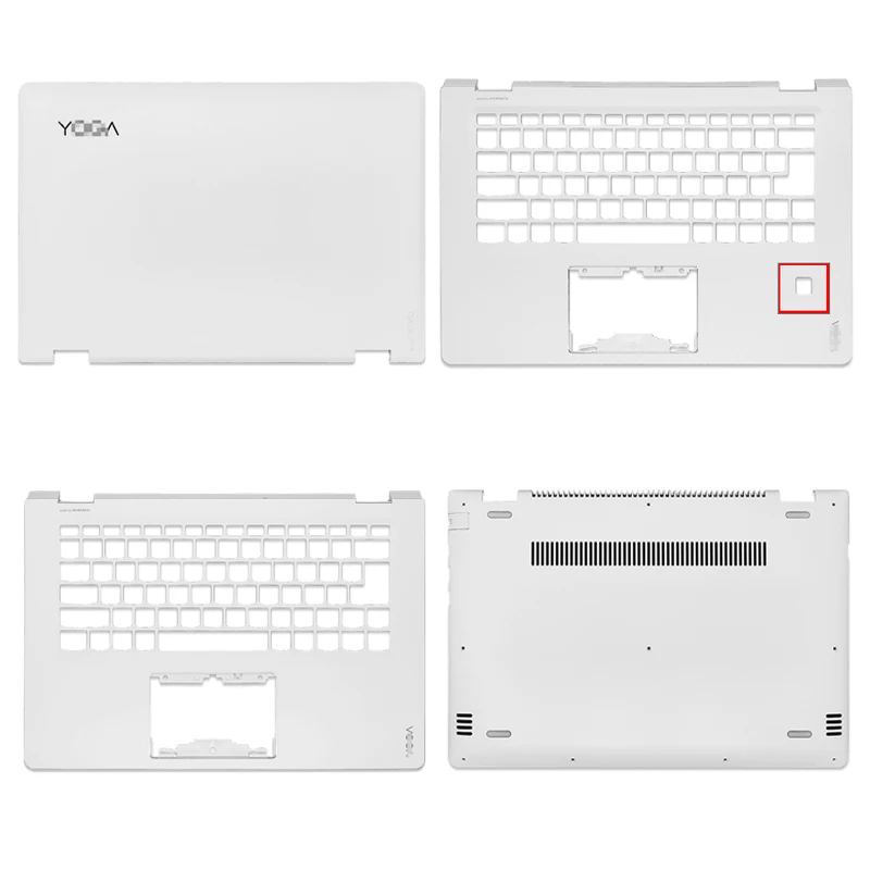 

Новый чехол для ноутбука Lenovo YOGA 510-14 510-14ISK FLEX4-14 Flex 4-1470, задняя крышка ЖК-экрана/Упор для рук/Нижняя крышка белого цвета