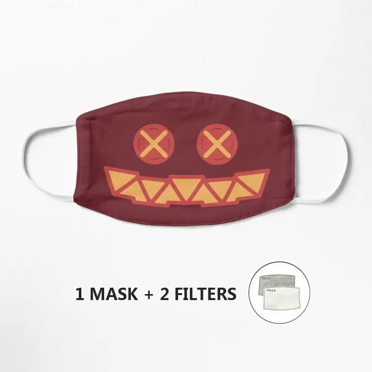 

Megumin Konosuba Cosplay Phone Mask Washable Reusable Breathable Mask Face Dust-proof Mascarilla