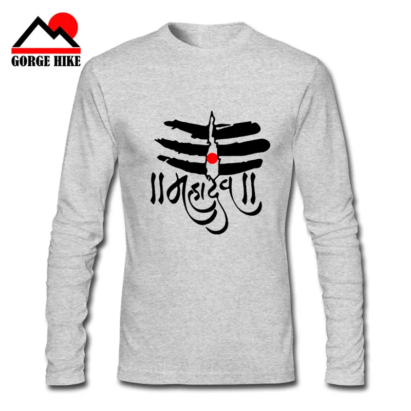 Футболка Mahadev God Shiva Trisul Hinduism мужская с 3D принтом модная одежда уличная длинными