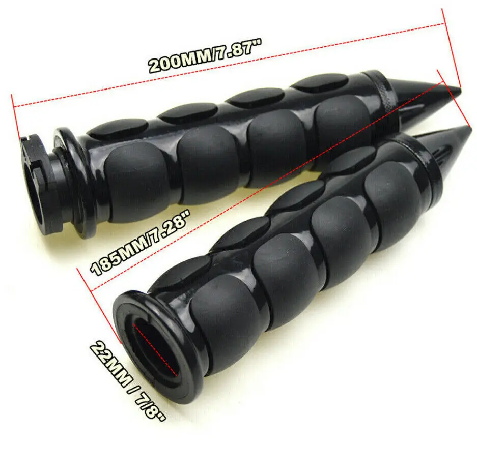 

Universal Rubber 22MM 7/8" Motorcycle Handlebar Handle Bar End Hand Grips Aluminum Rubber Gel Handle Bar Grip Hand Grips