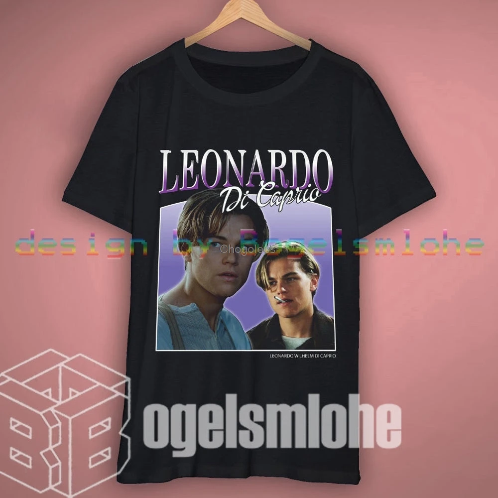 Футболка с Леонардо ДиКаприо 90-х годов в стиле ретро винтажная новый размер
