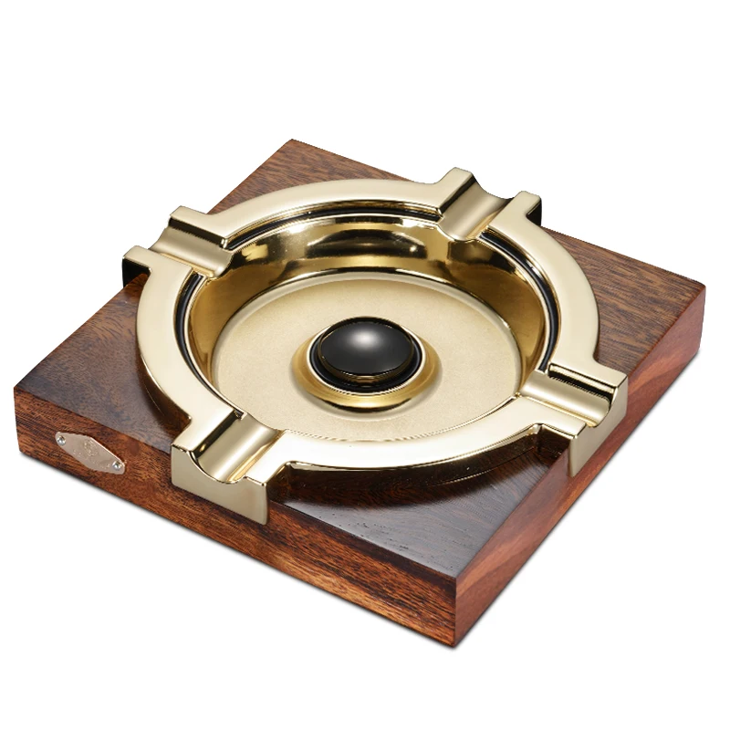 Металлическая Пепельница для сигар четыре слота пепельница из цельного дерева в