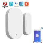 Умная сигнализация Tuya Smart Life Zigbee для дверей и окон, совместима с Alexa, Google Home