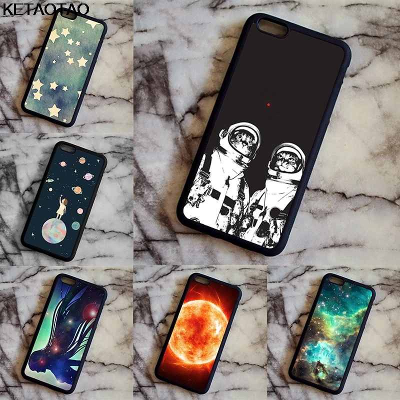 KETAOTAO чехол для телефона с космическими туманностями звездами iPhone 4 5C 5S 6 s X Plus XR XS Max