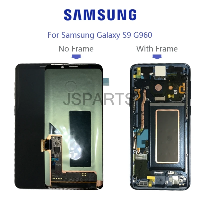 Для samsung Galaxy S9 G960 G960f дефектный ЖК дисплей сенсорный экран дигитайзер Оригинал 5 8