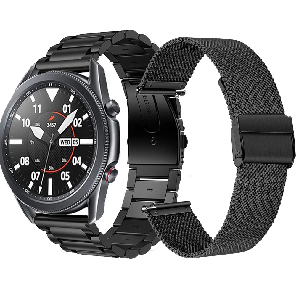 

for samsung galaxy watch 3 band 45mm 41mm active 2 Gear S3 Frontier Bracelet for amazfit bip huawei watch gt 2e gt2 46mm strap