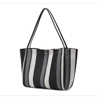 2021autumn fashion stripe womens bag simple leisure one shoulder bag multifunctional leisure two piece bag purses and handbags