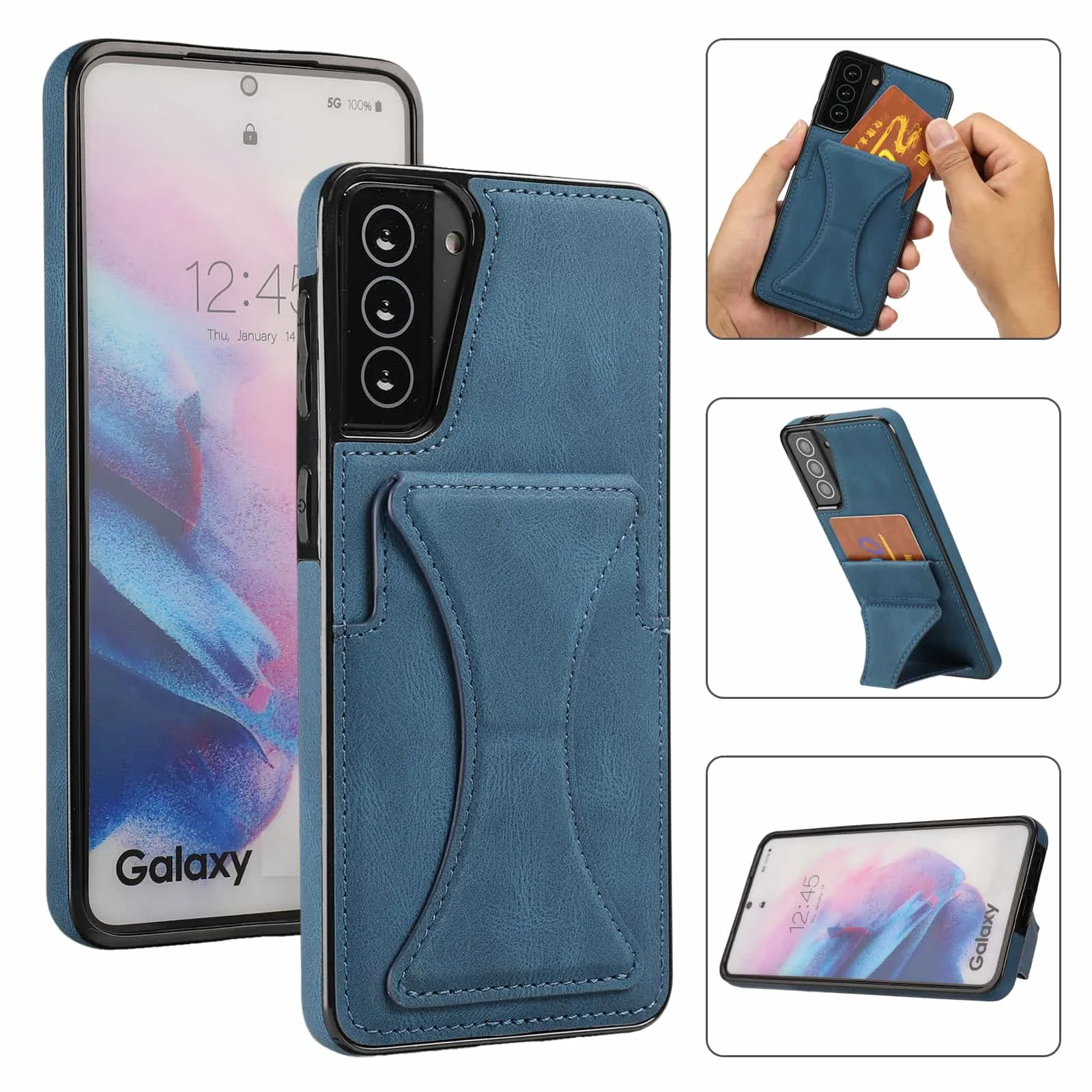 

Phone Back Wallet Card Holder Case For Samusng Galaxy A52 A72 A12 A32 A42 A51 A71 5G S21 S20 S10 Note 20 Luxury Phone Case
