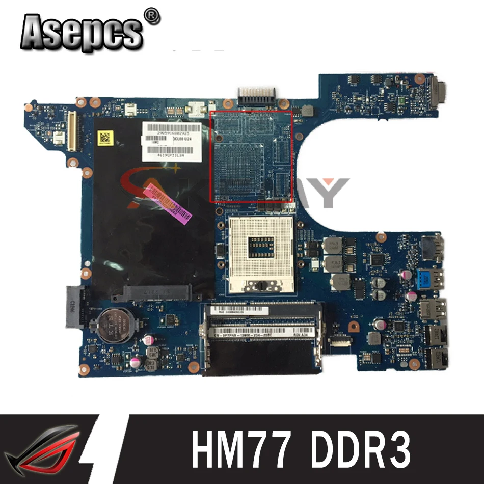 

QCL00 LA-8241P CN-0PYFNX 0pyfnx PYFNX материнская плата для ноутбука Dell Vostro 3560 V3560 PC материнская плата HM77 DDR3 100% рабочих