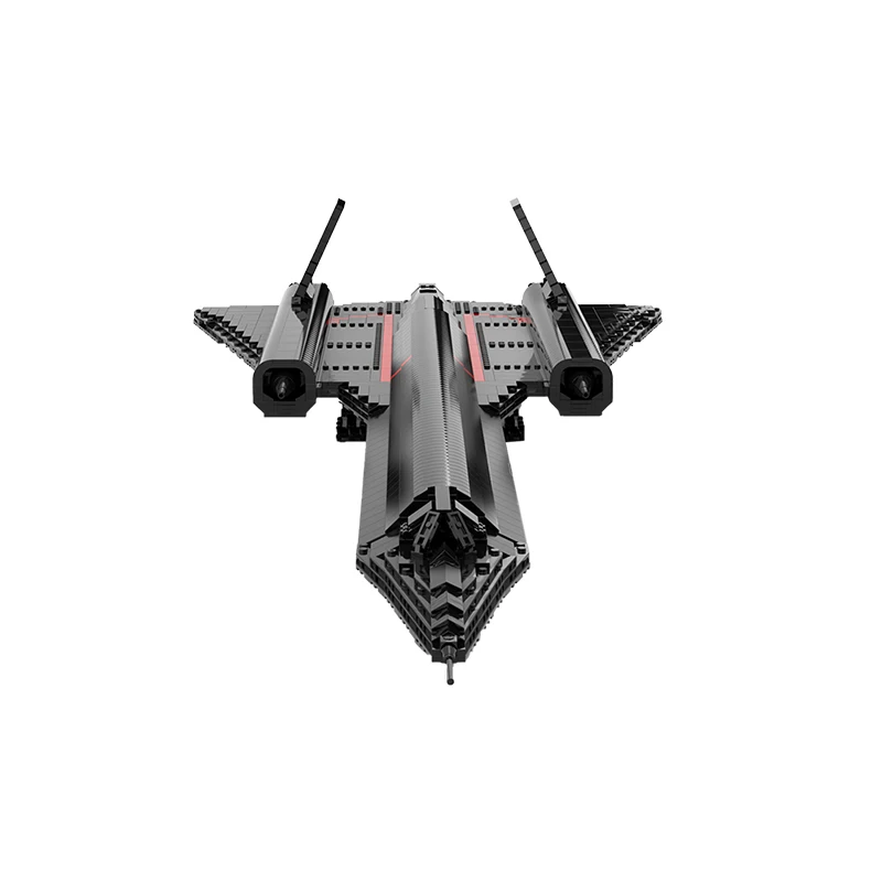 

BuildMOC Black Spy Plane Building Blocks SR-71 Toys For Kids Educational Gifts For Children Spy Plane Toys