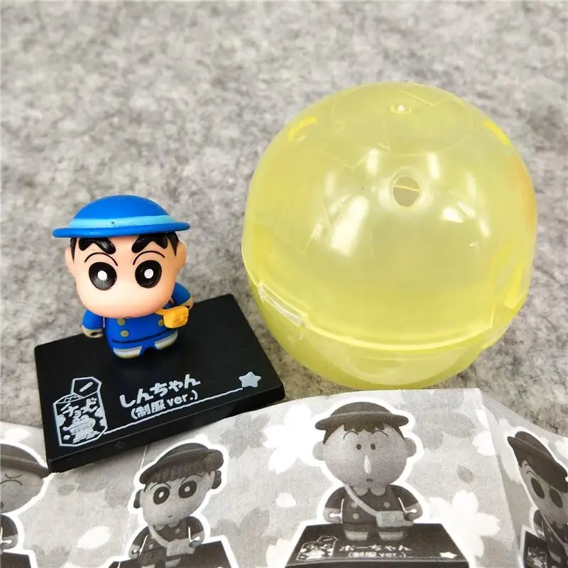 Капсульная игрушка Anima Crayon Shin-Chan кавайная экшн-фигурка японская кукла с яичной