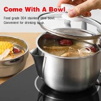 oil and soup separation pot creative kitchen gadget colander spoon gravy oil soup fat separator stainless steel filter grease sp