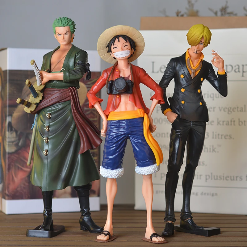 

ONE PIECE Action Figure Monkey D Luffy Ace Pvc Figure Roronoa Zoro Vinsmoke Sanji Model Boa Hancock Mihawk Doflamingo AnimeDecor