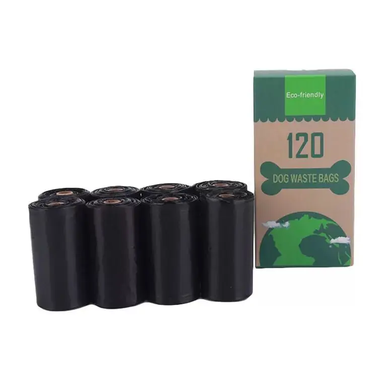 100% биоразлагаемый пластиковый пакет для собак мешок уборки отходов с дозатором