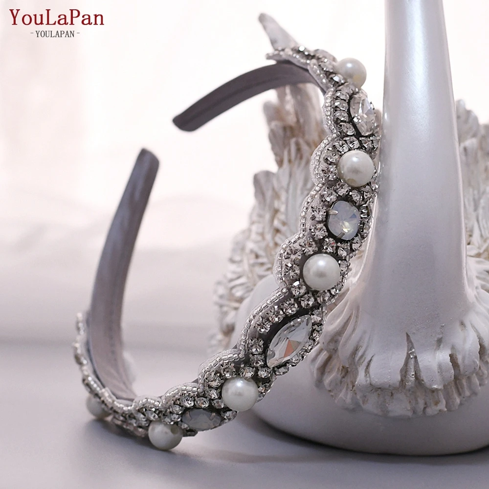 

YouLaPan S274-FG Fashion luxury sparkly rhinestone headband bridal stone hairband women hair accessories Baroque hair band