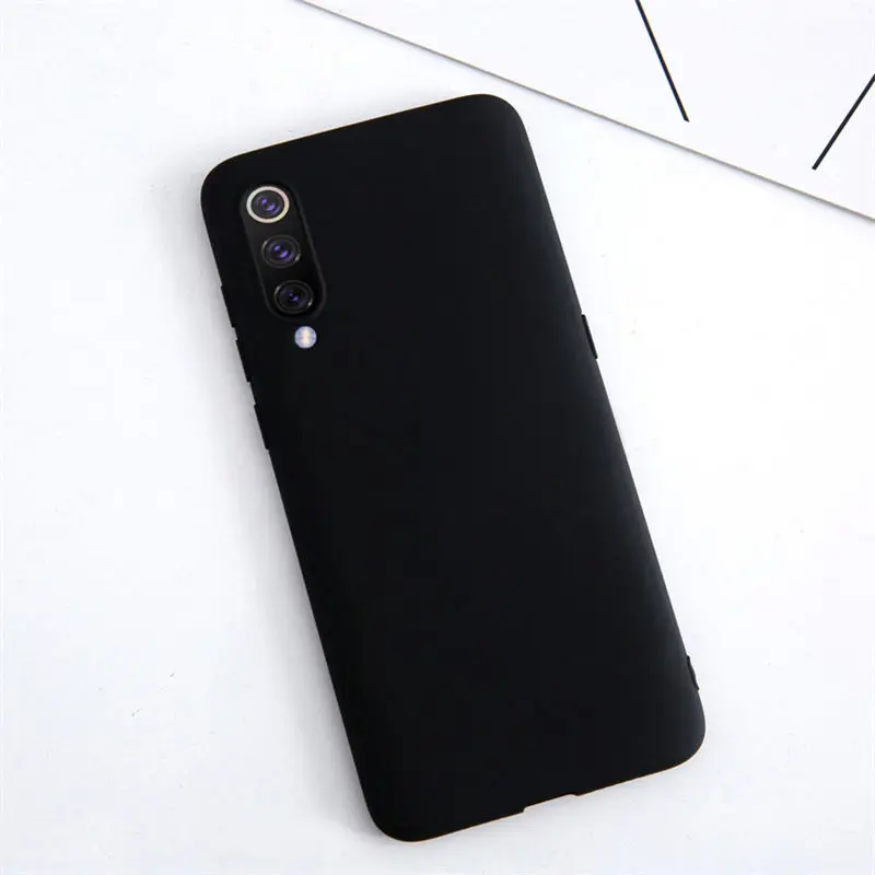 Black Мягкий силиконовый чехол для Xiaomi mi 9 8 mi 9 SE 9T A3 A2 mi 8 силиконовый Полный чехол s для Xiao mi Red mi Note 8 Pro 8A 7 K20 Pro Note8 - Цвет: Black