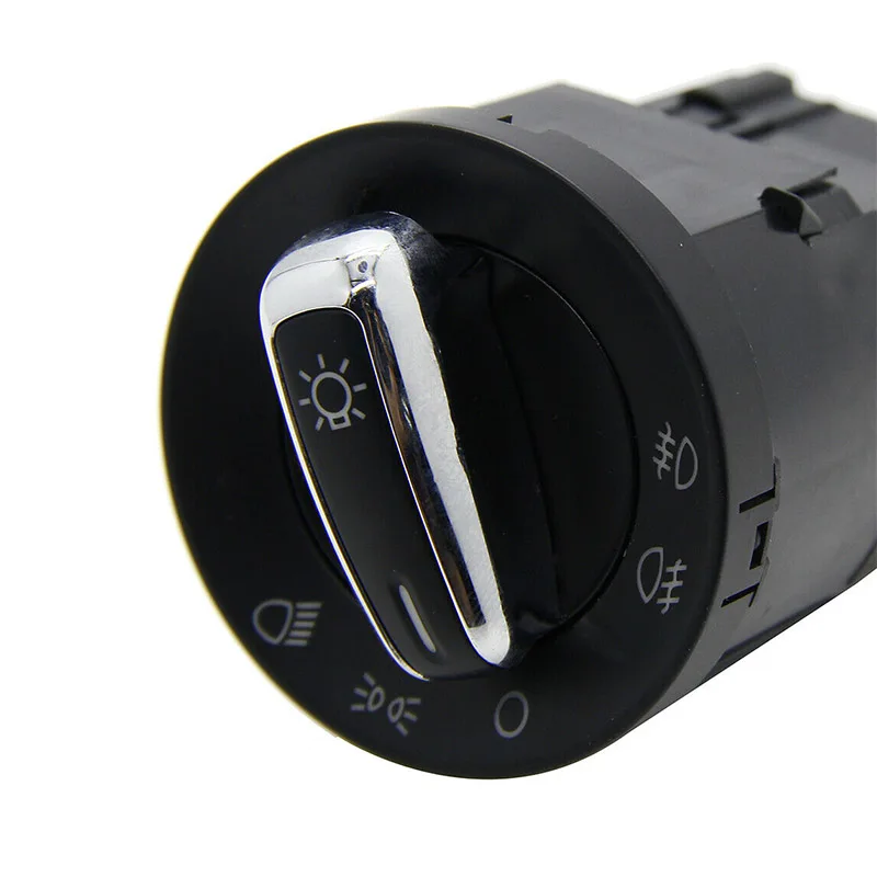 Лучший хромированный переключатель управления светильник для VW Jetta Mk4 Bora Passat B5