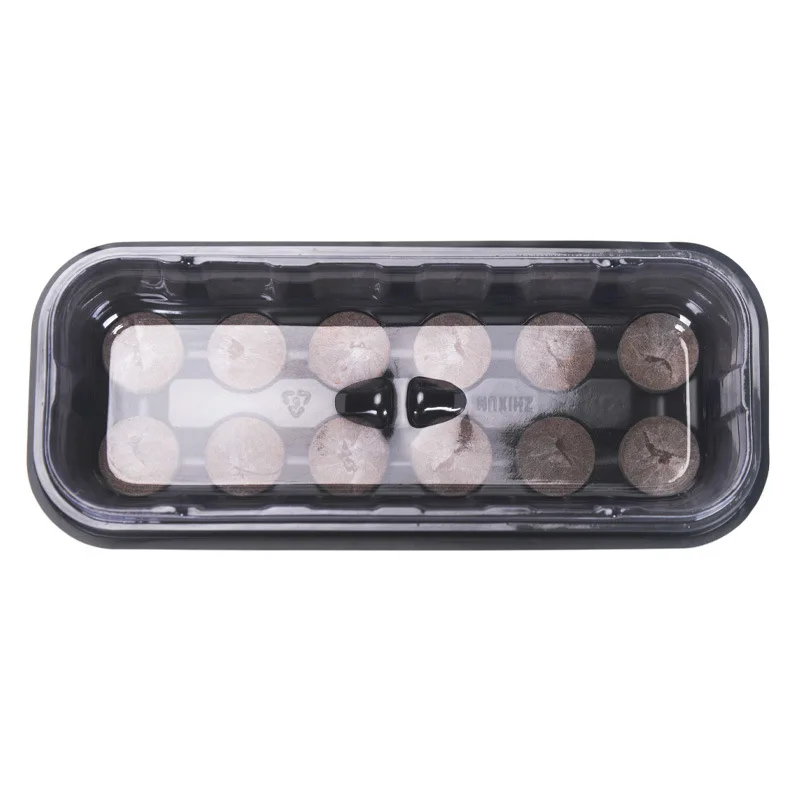 

3 in 1 Seed Starter Trays Seedling Tray 12 Cell Adjustable Humidity Kit With Dome and Base Greenhouse Reusable Trays YA88