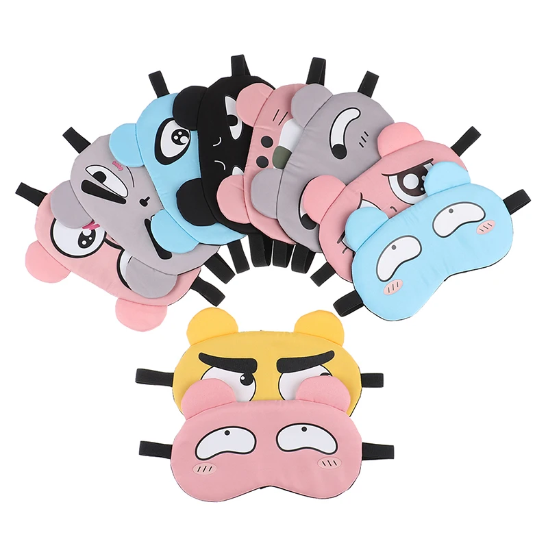 

Sleep Eye Mask Eyeshade Cotton Cat Eyepatch Sleeping Mask Cute Eye Cover Travel Rest Eye Band Sleeping Aid Blindfolds