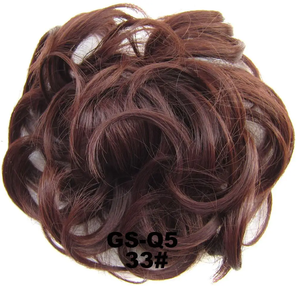 DSstyles, 1 шт., женские модные синтетические волосы, хвост пони, волосы для наращивания, пучок волос, резинки для волос, эластичные, свадебные, волнистые, кудрявые