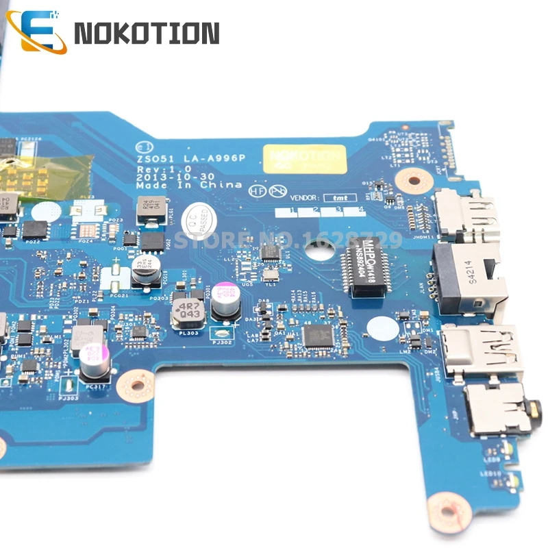 NOKOTION 764262-501 764262-001 750634-001 аккумулятор большой емкости для hp 15-G серийная материнская плата для ноутбука ZS051 LA-A996P с процессор на плате DDR3