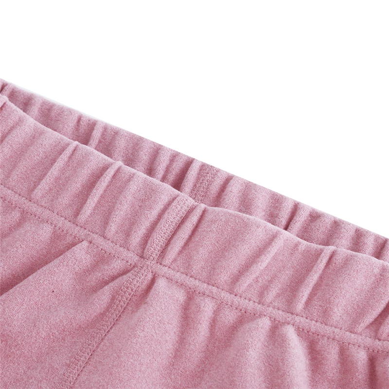 

Fashion Ladies Winter Leggings Solid Color Thermal Middle Wasit Skinny Underwear Female Long Johns Winter Clothes