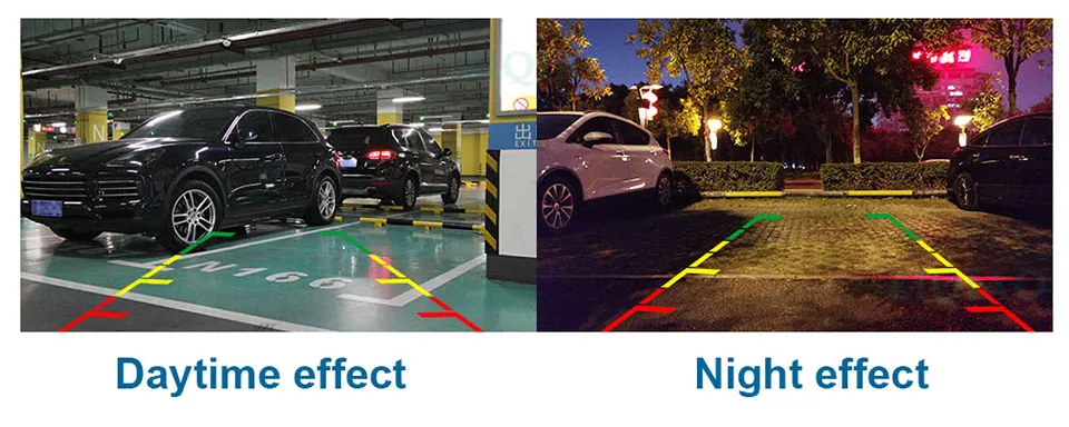 Зеркало заднего вида Камера автоматическая парковка монитор CCD Водонепроницаемый Камера Универсальный использования парковочной Камера 12LED