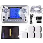 Электрический стимулятор мышц, аппарат для расслабления мышц, импульсный массажер для акупунктурной терапии, сжигание жира, 1030 подушечек