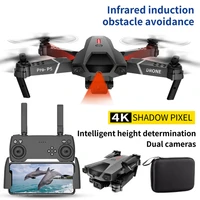2021 p5 drone professional 4k dual hd camera aerial with photography infrared obstacle avoidance followers quadcopter toy gift