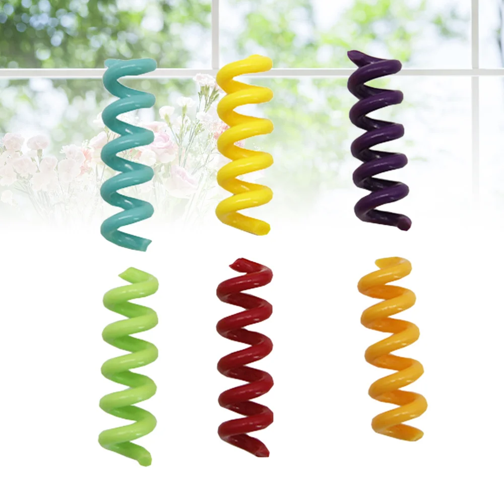 

1 Pack of 12PCS Silica Glass Recognizer Portable Glass Marker Creative Spring Spiral Drink Marker Lovely Glass Ide