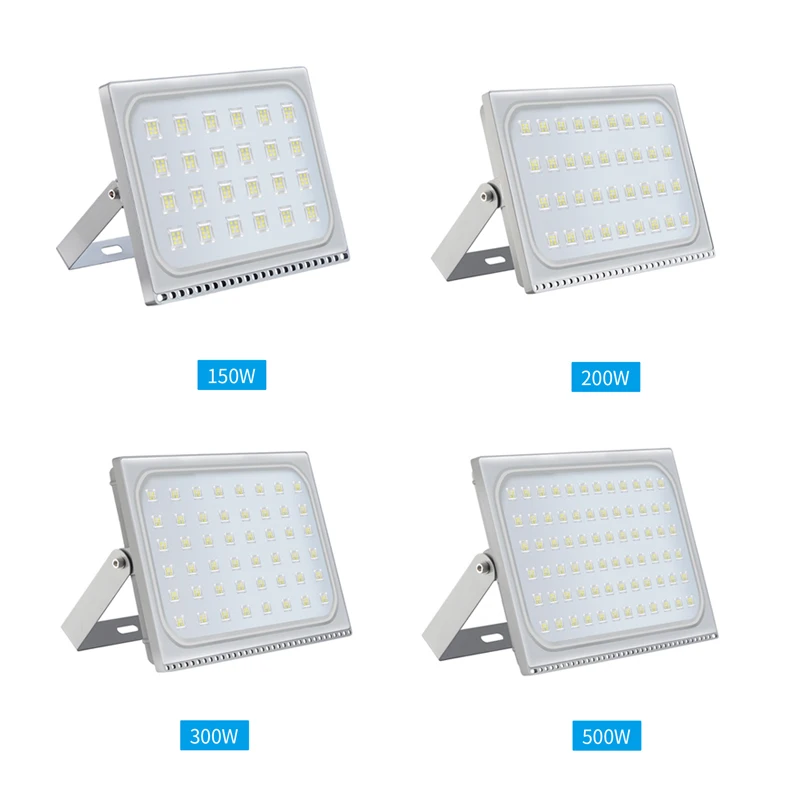 1 шт. ультратонкий Светодиодный прожектор 150 Вт 200 300 500 IP65 110 В/220 В Refletor Наружное