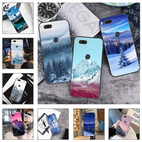 winter snow mountain scene phone case for xiaomi mi redmi note 8t 9t 9s 9a 10 7 8 9 lite pro