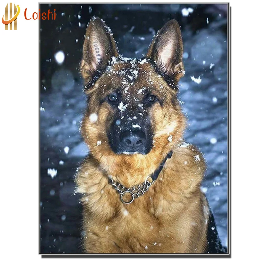 

5D DIY Diamond Painting German shepherd dog,animal 5D Diamond Embroidery Sale Cross Stitch,rhinestone Needlework Home Decorative