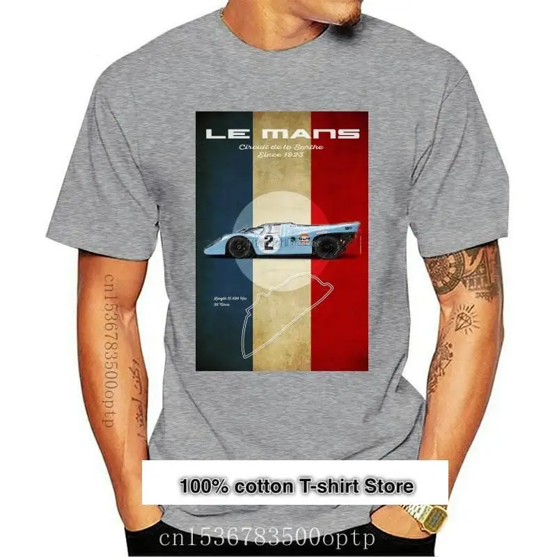 

Camiseta con logotipo clásico de Gulf Le Mans, camisa de carreras de coches, regalo, nueva