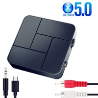 bluetooth 5 0 receiver transmitter 3 5mm aux jack rca usb dongle stereo wireless adapter with mic for car tv pc headphone