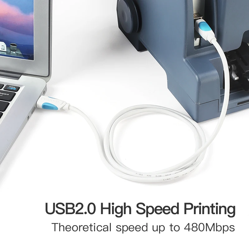 Кабель для принтера Vention USB 2 0 кабель синхронизации данных типа Папа папа B 10 м 1 5