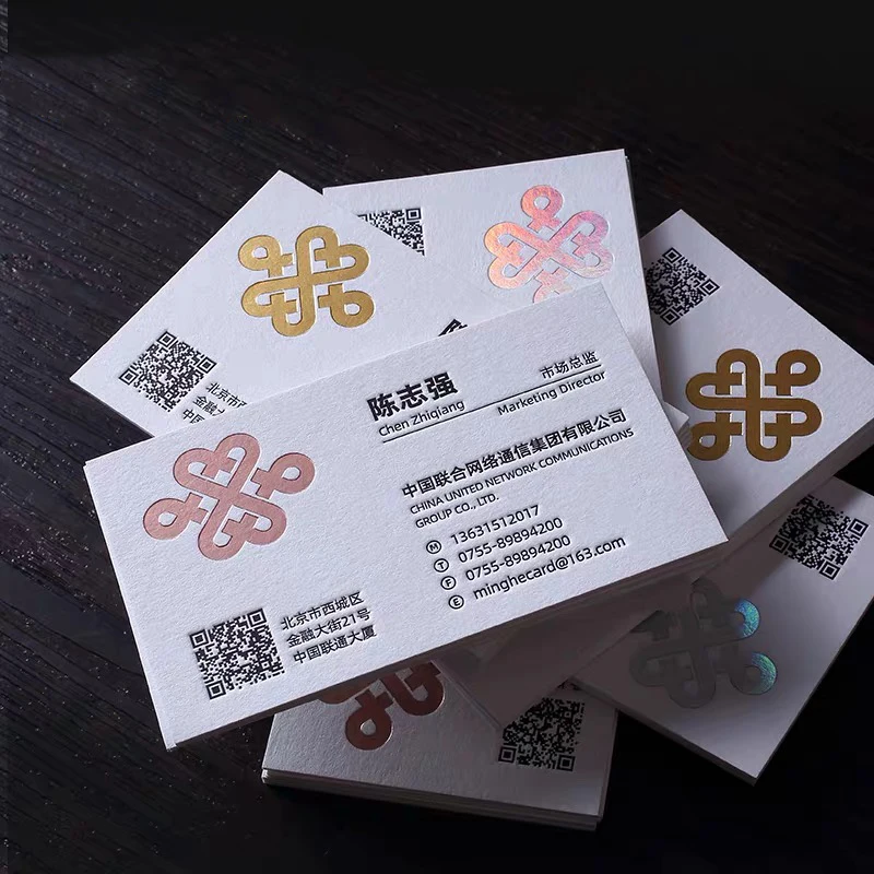 Персонализированные пользовательские визитные карточки печать логотипа