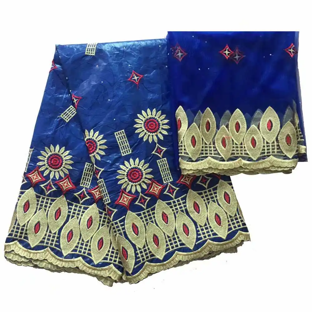 

red african Bazin brode getzner latest nigerian lace fabric high quality african bazin riche getzner 5+2yards/lot