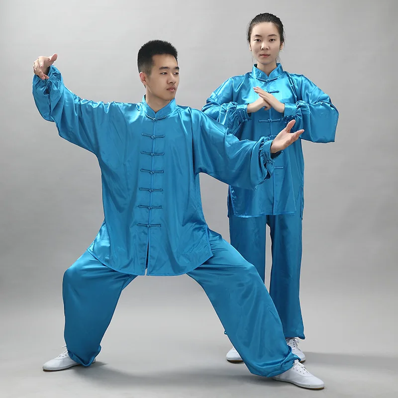 Форма Tai Chi традиционная китайская одежда с длинным рукавом Wushu TaiChi форма для