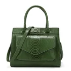 Дизайнерская Новая модная роскошная кожаная женская кожаная сумочка в форме змеи с сумкой Женская сумочка в багажнике bolsos женская сумка почтальона