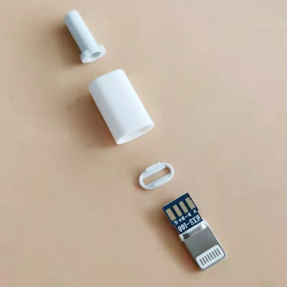 10 компл./лот для iphone lightning штекер с платой IC разъемом зарядки и передачи данных 3 в