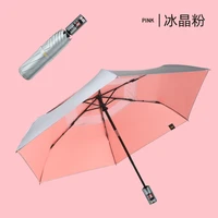 green fully automatic metal umbrella creative waterproof windproof outdoor japanese decoration white paraplu rain gear eh50um