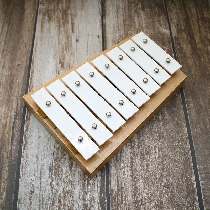 

8 Notes Musical Teaching Early Childhood Aid 8 Octave Baby Hand Knock Wooden Xylophone Educational Arouse Toy Drop Shipping