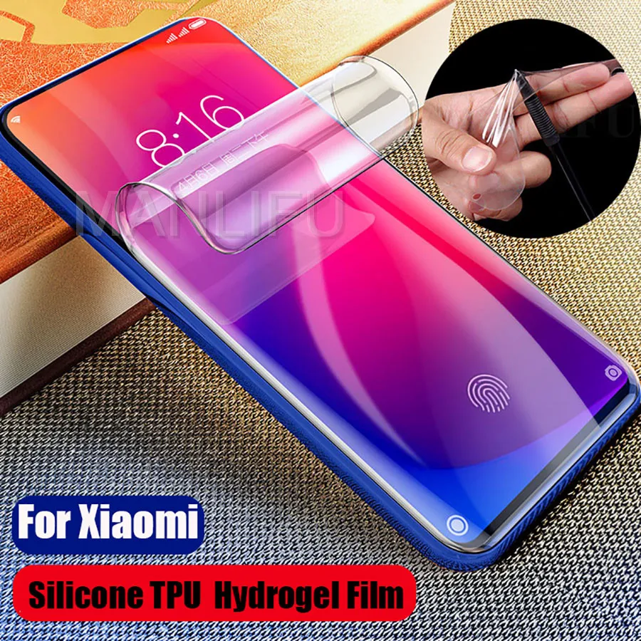 Защитная пленка для Xiaomi Redmi K20 Mi 9T 9 CC9 Pro 8 Гидрогелевая 2 шт. | Мобильные телефоны и