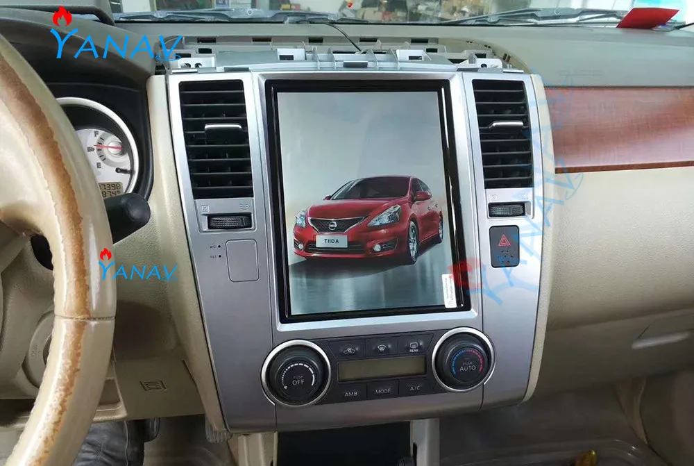 Android 9 0 вертикальный сенсорный экран авто радио GPS для Nissan TIIDA 2008 2011 Навигация
