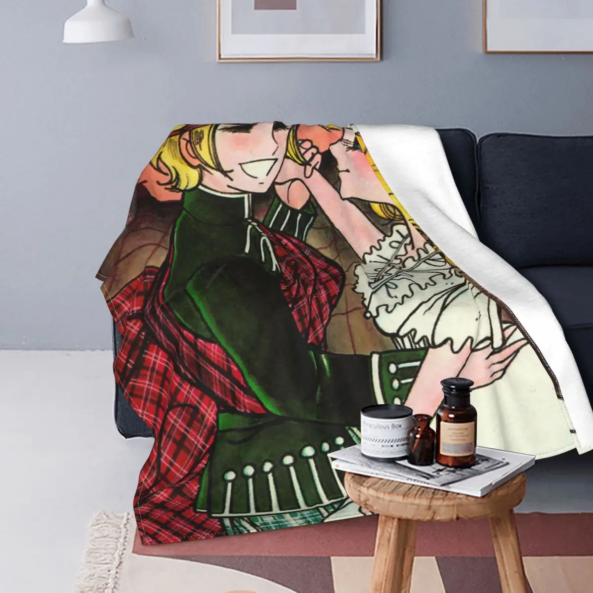 

Candy Candy Girl Comics Blankets Fleece Decoration Japanese Anime Manga Super Warm Throw Blanket for Bed Bedroom Bedding Throws